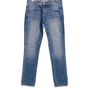 AMO Mid-Rise Straight Leg “Tomboy” Jeans.